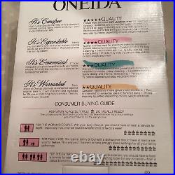 Oneida Stainless FLIGHT aka RELIANCE 18/8 USA 45 Piece Service for 8 Unused