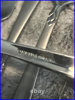 Oneida Stainless Flatware 18/0 Set Of 87 Utensils (Forks, Spoons, Knives)