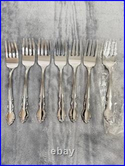 Oneida Stainless Flatware 18/10 DOVER 31 piece Set Service for of 6 In Wood Box