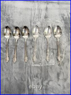 Oneida Stainless Flatware 18/10 DOVER 31 piece Set Service for of 6 In Wood Box
