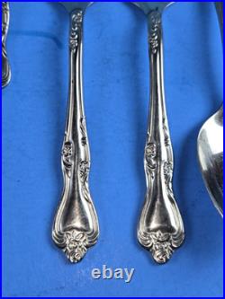 Oneida Stainless Flatware Azalea 80 Piece Set Lot Fork Knife Spoon
