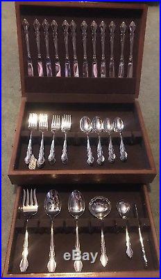 Oneida Stainless Flatware DOVER Pattern, 12 Place Settings, 66 pieces