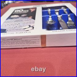 Oneida Stainless Flatware English Garden / Huntington 60 Pc. Service For 8 NOS
