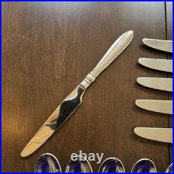 Oneida Stainless Flatware MANCHESTER Set Of 50 Pieces. 6 Full Sets. DISCONTINUED Oneida Stainless Flatware MANCHESTER Set Of 50 Pieces. 6 Full Sets. DISCONTINUED