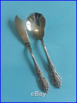 Oneida Stainless Flatware WORDSWORTH Pattern 55 Pc Tray not included