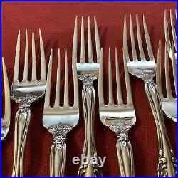 Oneida Stainless MICHELANGELO 40 Piece Service for 8 Used Cube USA Flatware