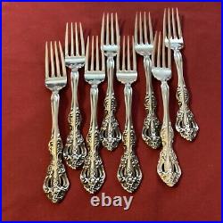 Oneida Stainless MICHELANGELO 40 Piece Service for 8 Used Cube USA Flatware