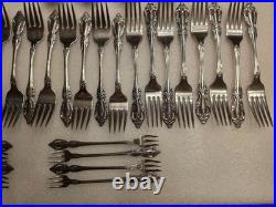 Oneida Stainless RAPHAEL Flatware 58 Piece Set Service For 8