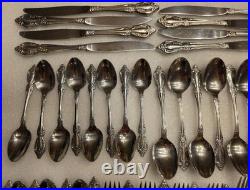 Oneida Stainless RAPHAEL Flatware 58 Piece Set Service For 8