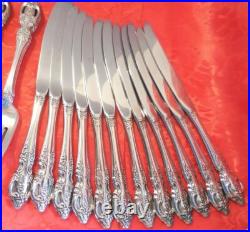 Oneida Stainless Renoir Pembroke Service for Ten and Extras 56 Pieces E5A