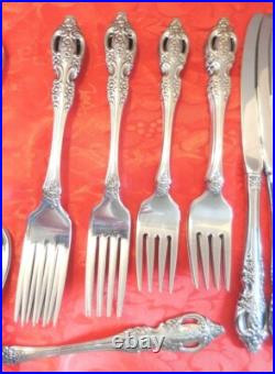 Oneida Stainless Renoir Pembroke Service for Ten and Extras 56 Pieces E5A