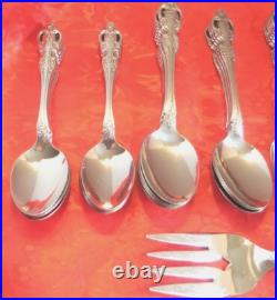 Oneida Stainless Renoir Pembroke Service for Ten and Extras 56 Pieces E5A