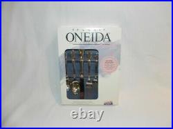 Oneida Stainless Silverware Flatware, 20 pieces, Woodcrest, New (Old Stock)