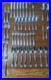 Oneida Stainless Steel 43 Pc Flatware Set Service for Eight Stunning! Crocodial