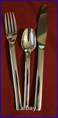 Oneida Stainless VECTRA 3 Piece Place Setting Flatware USA Heirloom Ltd Glossy