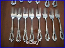 Oneida TOUJOURS Cube Glossy Stainless Flatware 41 Pieces(8 serving pieces)