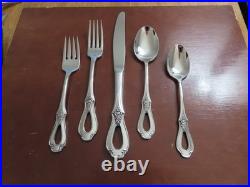 Oneida TOUJOURS Glossy Cube Mark Stainless Flatware 5 PIECE PLACE SETTING