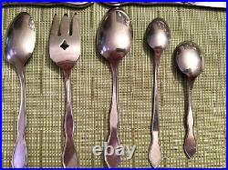 Oneida TWILIGHT Stainless Flatware Burnished 1881 Rogers Lot Of 35 Pieces