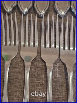 Oneida TWILIGHT Stainless Flatware Mixed 64 Piece Set 1881 Rogers Knives WEDDING Oneida TWILIGHT Stainless Flatware Mixed 64 Piece Set 1881 Rogers Knives WEDDING