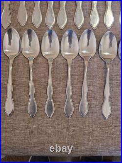 Oneida TWILIGHT Stainless Flatware Mixed 64 Piece Set 1881 Rogers Knives WEDDING