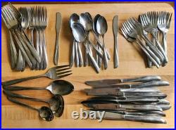 Oneida TWIN STAR Community Stainless Betty Crocker Silverware Flatware 65pc