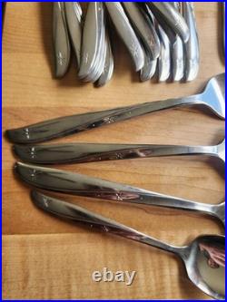 Oneida TWIN STAR Community Stainless Betty Crocker Silverware Flatware 65pc