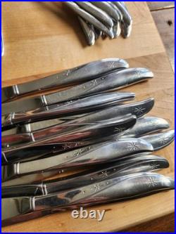 Oneida TWIN STAR Community Stainless Betty Crocker Silverware Flatware 65pc