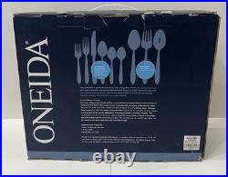 Oneida Taylor 78 Pc Set Silverware Flatware Service for 12 Stainless Steel