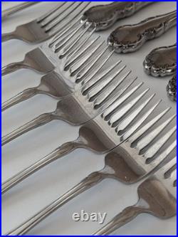 Oneida Tennyson Community Stainless Flatware Heirloom Lot of 29 Spoon-Fork-Knife