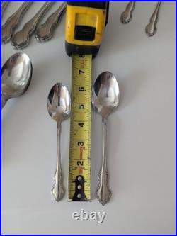 Oneida Tennyson Community Stainless Flatware Heirloom Lot of 29 Spoon-Fork-Knife