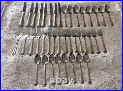 Oneida Tesoro 40 Piece Stainless Steel Flatware Set Service For 8