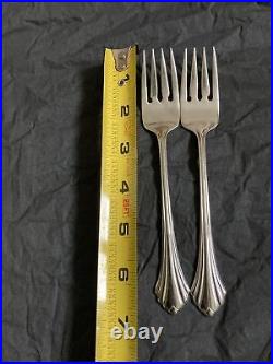 Oneida USA Bancroft Stainless Steel Flatware 24 Piece Lot Spoon Fork Knife