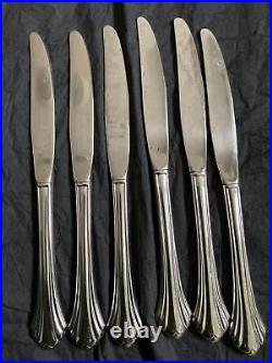 Oneida USA Bancroft Stainless Steel Flatware 24 Piece Lot Spoon Fork Knife