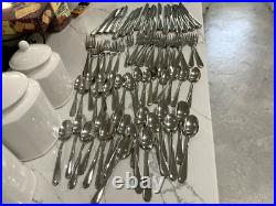 Oneida USA FLIGHT RELIANCE 82 Pc Stainless Flatware