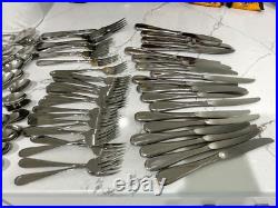 Oneida USA FLIGHT RELIANCE 82 Pc Stainless Flatware