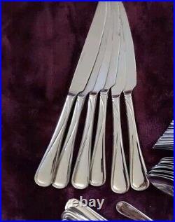 Oneida USA FLIGHT Stainless Flatware 66 Pieces BEAUTIFUL SET 11 PLACE SETTING +