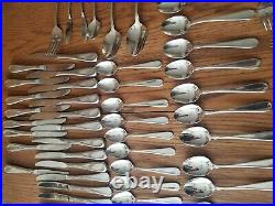 Oneida USA Flight Reliance Stainless Flatware. Huge 114 pieces. Service for 16