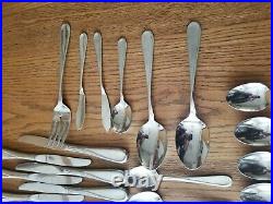Oneida USA Flight Reliance Stainless Flatware. Huge 114 pieces. Service for 16