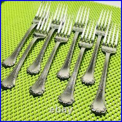 Oneida USA MIDTOWNE Stainless Ltd Glossy Flatware 8 Dinner Forks 7 3/8 Length