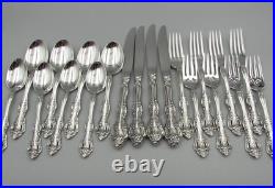 Oneida USA Stainless MICHELANGELO Service for Four / 20 Piece Set Used