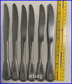 Oneida VILLAGE Deluxe Stainless Pfaltzgraff 25 Piece Flatware Fork Spoon Knife