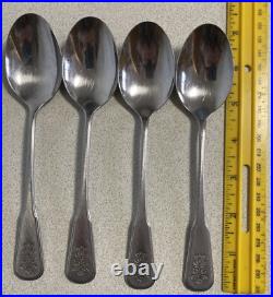 Oneida VILLAGE Deluxe Stainless Pfaltzgraff 25 Piece Flatware Fork Spoon Knife