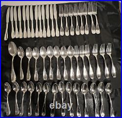Oneida VOSS Stainless Steel Glossy Silverware YOUR Flatware 18/0 50 Pieces