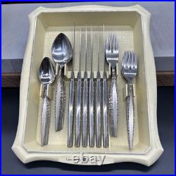 Oneida Venetia Community Stainless Flatware Set 30 piece withtray SEE DETAILS
