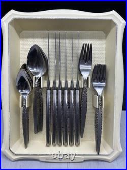 Oneida Venetia Community Stainless Flatware Set 30 piece withtray SEE DETAILS