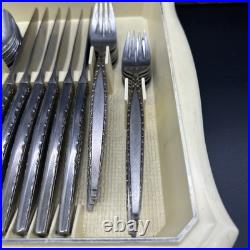 Oneida Venetia Community Stainless Flatware Set 30 piece withtray SEE DETAILS