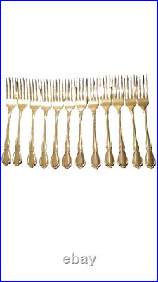 Oneida Vintage Craft Deluxe Stainless Chateau Flatware Lot Of 103 Pieces WithTray