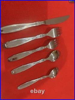 Oneida Vista Stainless Flatware Spoons Knives Forks 120 PCs. Lot In Miami