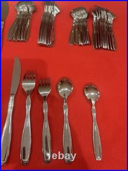 Oneida Vista Stainless Flatware Spoons Knives Forks 120 PCs. Lot In Miami