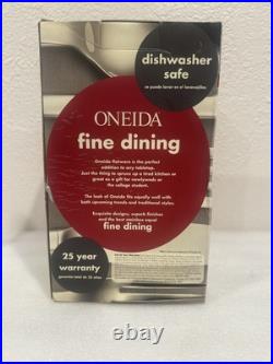 Oneida Waycross 18/10 Stainless Steel Flatware 20 pc Knives Forks and Spoons